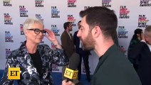 Jamie Lee Curtis Was in SHOCK During SAG Awards Win and Viral Kiss With Michelle