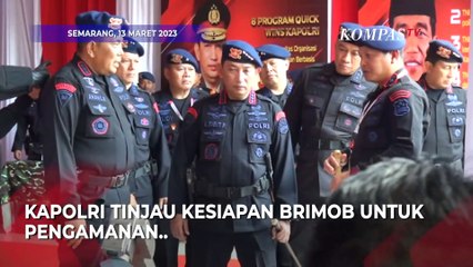 Kapolri Tinjau Kesiapan Brimob untuk Piala Dunia U-20 hingga Pemilu