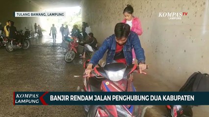Banjir Rendam Jalan Penghubung 2 Kabupaten