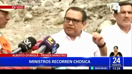 Premier Otárola sobre ciclón Yaku: "Cuando pase la emergencia, se van a hacer profundos cambios"