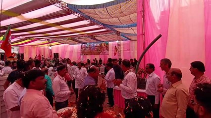 जबलपुर : भाजपा नेताओं ने जमकर खेली होली, गाए गाने