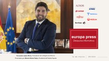 Desayuno Informativo Europa Press con el presidente de la Región de Murcia, Fernando López MIras