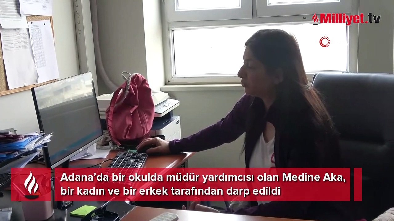 Müdür yardımcısı kadına bir erkek ve kadın dehşeti yaşattı