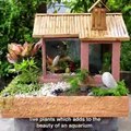 DIY amazing making cemetery garden aquarium house-Turn Ugly Garden Corner Into a Waterfall Aquarium