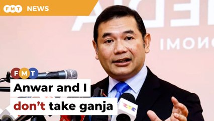 A waste, Anwar and I don’t take ganja, says Rafizi