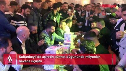 Aşiretin sünnet düğününde milyonlar havada uçuştu! Paralar bavullara konularak salondan çıkarıldı