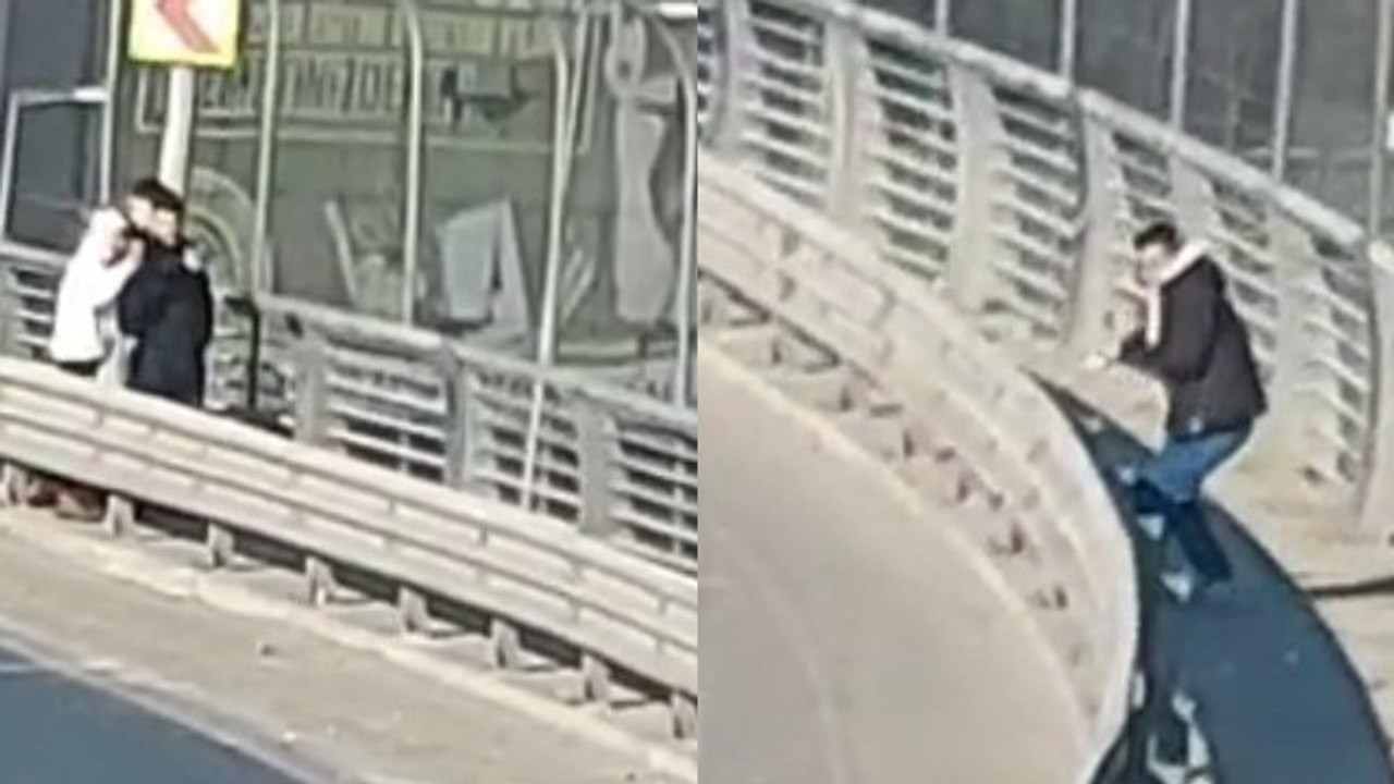 Kurusıkı tabanca ile tehlikeli oyun kamerada