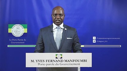 [Vidéo]  Déclaration du Porte-parole du Gouvernement, Yves Fernand Manfoumbi suite au naufrage du navire Esther Miracle