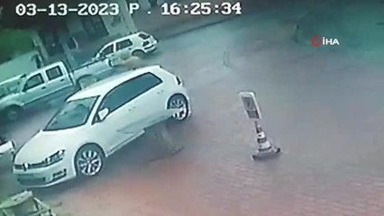 1 kişinin yaralandığı silahlı saldırı kamerada