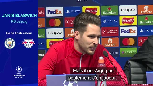 8es - Blaswich : "Nous ne jouons pas uniquement face à Haaland"