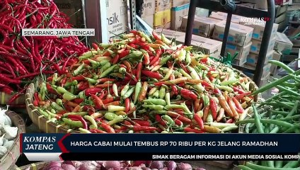Harga Cabai Mulai Tembus Rp 70 Ribu Per Kilogram Jelang Ramadan