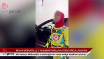 AKP'li vekil Kenan Sofuoğlu dört yaşındaki oğluna Ferrari kullandırdı