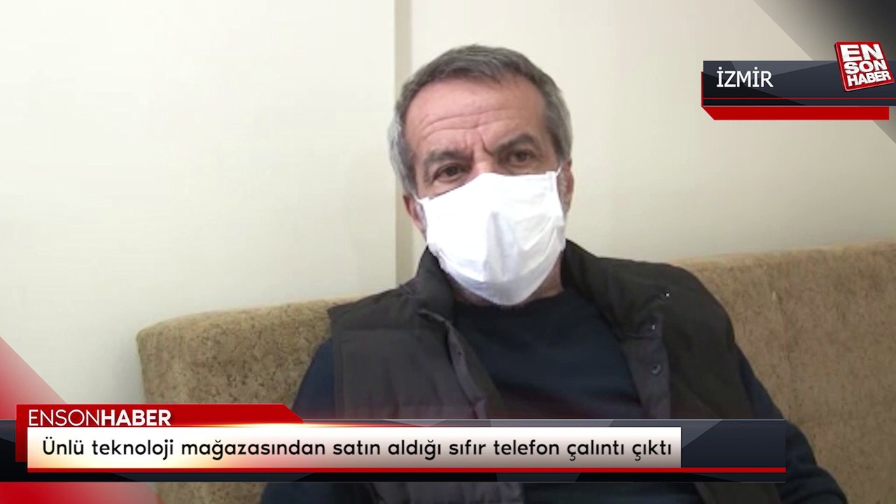 Ünlü teknoloji mağazasından satın aldığı sıfır telefon çalıntı çıktı