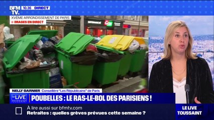 Poubelles non-ramassées à Paris: "C'est le rôle d'Anne Hidalgo de protéger la santé des Parisiens", estime Nelly Garnier (LR)