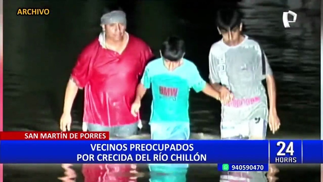Río Chillón: vecinos de SMP temen que se desborde como en el 2001