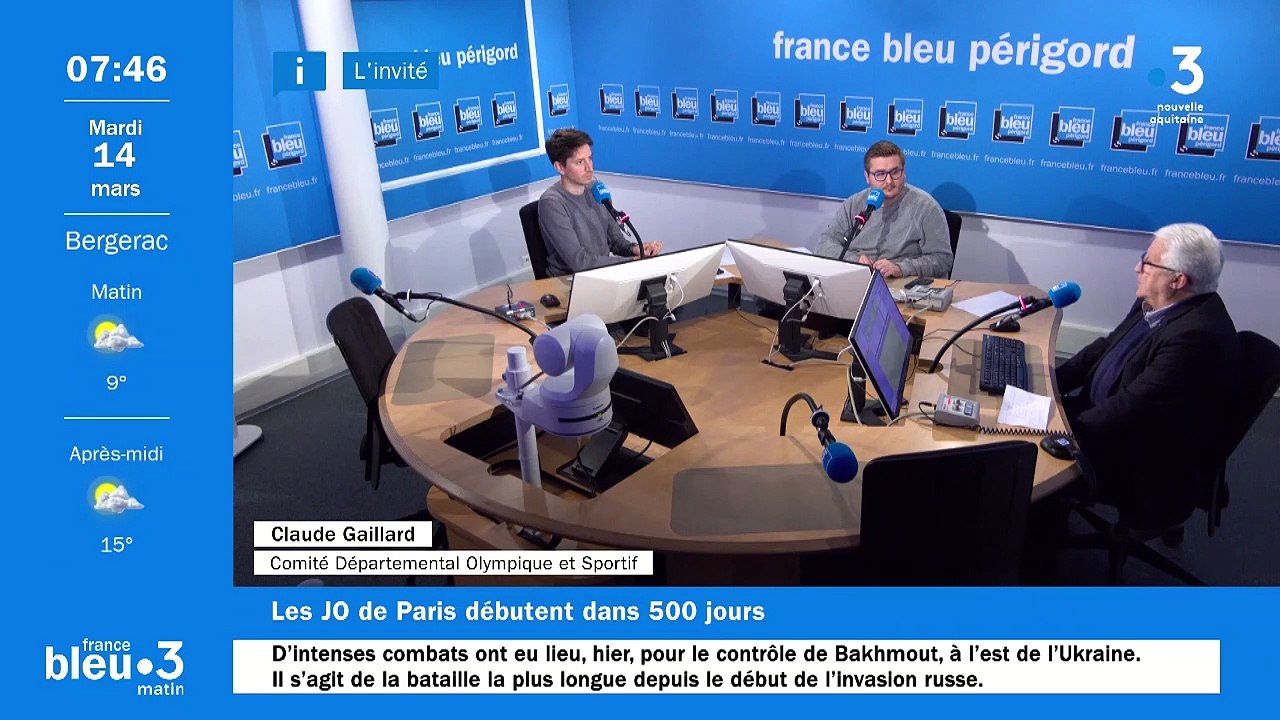 Claude Gaillard, président du Comité Départemental Olympique et Sportif de Dordogne