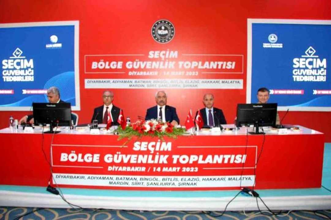 Diyarbakır'da bölge seçim güvenliği masaya yatırıldı