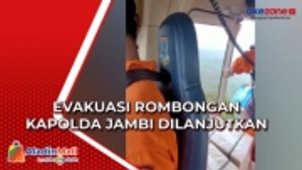 Tim Baharkam Polri Kirim Makanan, Selimut dan Power Bank dalam Evakuasi Kecelakaan Helikopter Kapolda Jambi