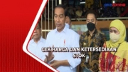 Download Video: Kunjungi Pasar Wonokromo Surabaya, Jokowi Cek Harga dan Ketersediaan Stok Bahan Pokok