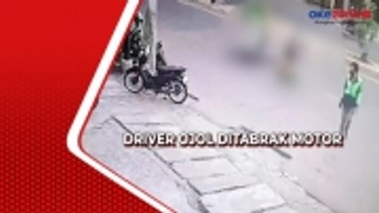 Hendak Ambil Orderan, Pengemudi Ojol di Medan Terpental Ditabrak Motor