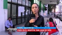 Hospital San Juan de Dios cumple este jueves un paro
