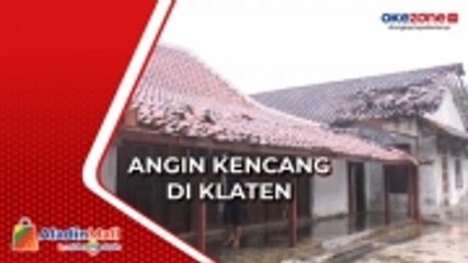 Angin Kencang Terjang Puluhan Rumah Warga hingga Rusak di Klaten