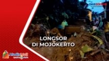 Tebing Longsor Timpa Rumah Warga hingga Rusak di Mojokerto