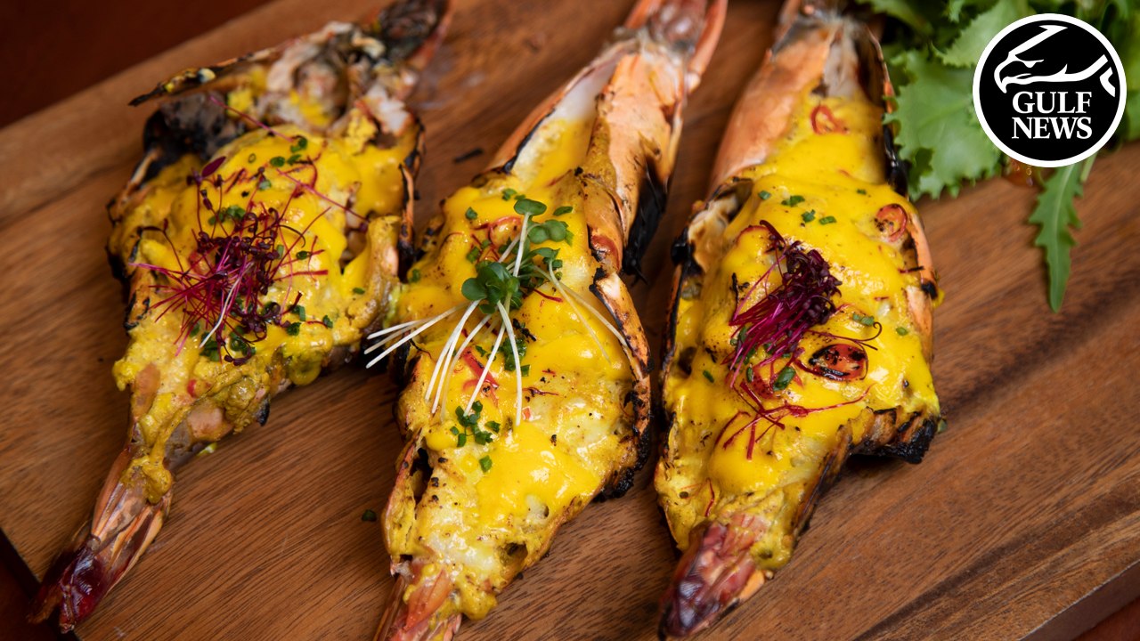 Saffron Jumbo Shrimps