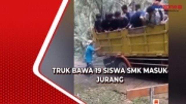 Truk Angkutan Barang yang Bawa Siswa SMK Masuk Jurang di Jawa Tengah