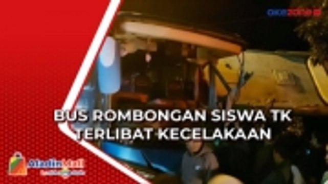 Rem Blong, Bus Rombongan Siswa TK Terlibat Kecelakaan dan Terbalik di Pasuruan