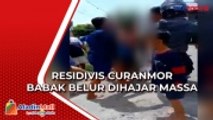 Tepergok Curi Motor Residivis Curanmor Babak Belur Dihajar Massa di Palu