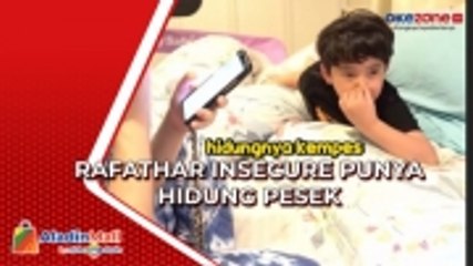 Momen Lucu Rafathar Sebut Dirinya Insecure Karena Punya Hidung Pesek
