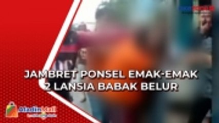 Jambret Ponsel Emak-Emak, 2 Lansia Babak Belur Dihajar Massa di Kemayoran