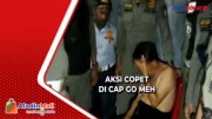 Pencopet Ponsel Dihakimi Massa di Acara Cap Go Meh Sukabumi