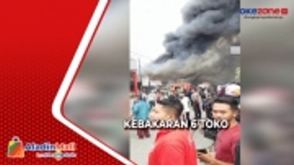Kebakaran Hanguskan 6 Toko hingga 15 Mobil di Agam, Kerugian Mencapai Miliaran Rupiah