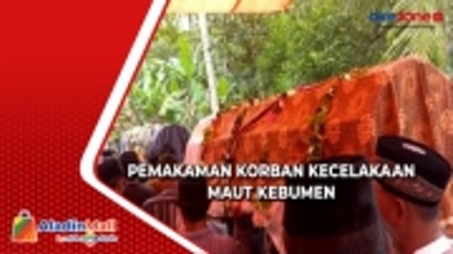 Ratusan Orang Hadiri Pemakaman Korban Tewas Mobil Pikap Terjun ke Jurang di Kebumen