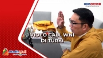 Momen Ridwan Kamil Video Call Warga Jawa Barat di KBRI Turki