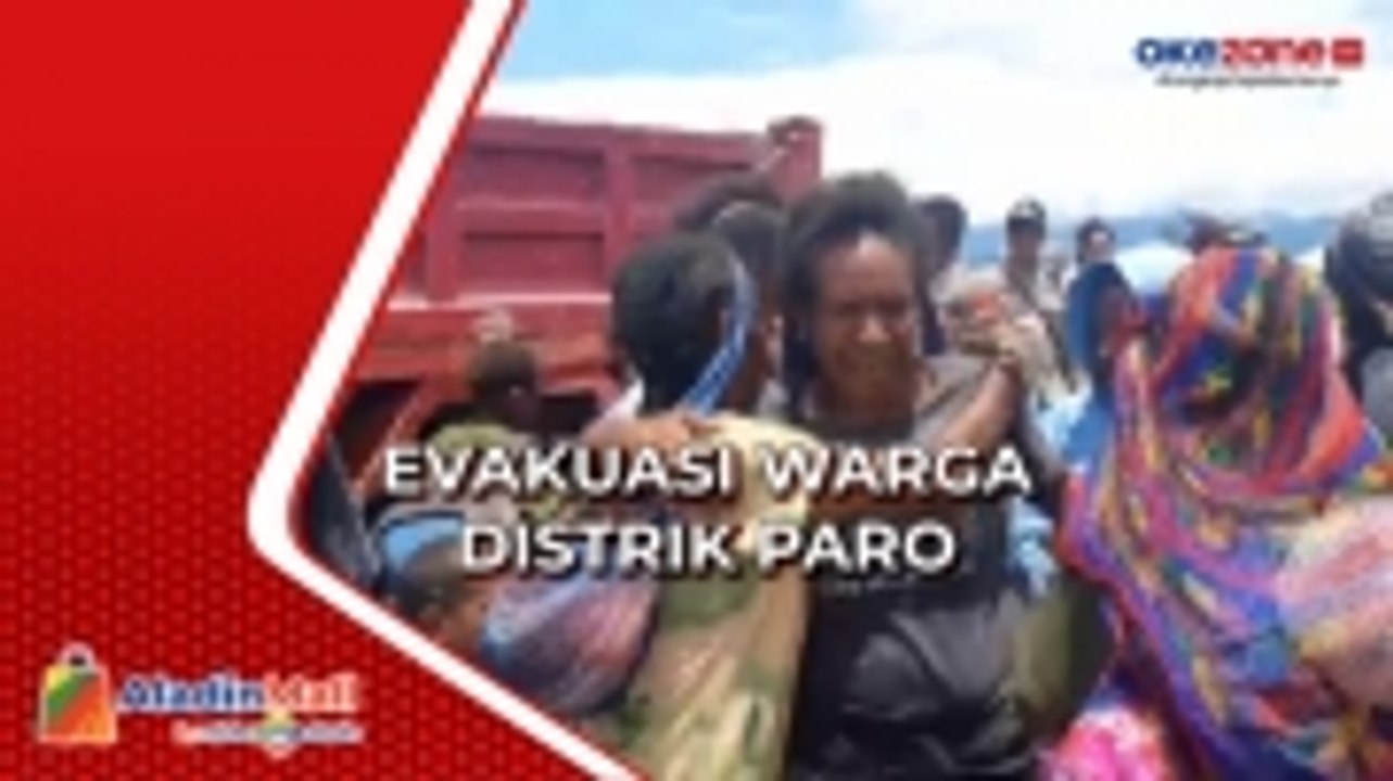 Warga Distrik Paro Nduga Dievakuasi Menggunakan Helikopter