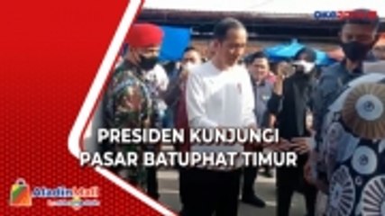 Presiden Kunjungi Pasar Batuphat Timur di Lhokseumawe, Aceh