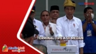 Presiden Jokowi Resmikan Dua Terminal Tipe A di Medan
