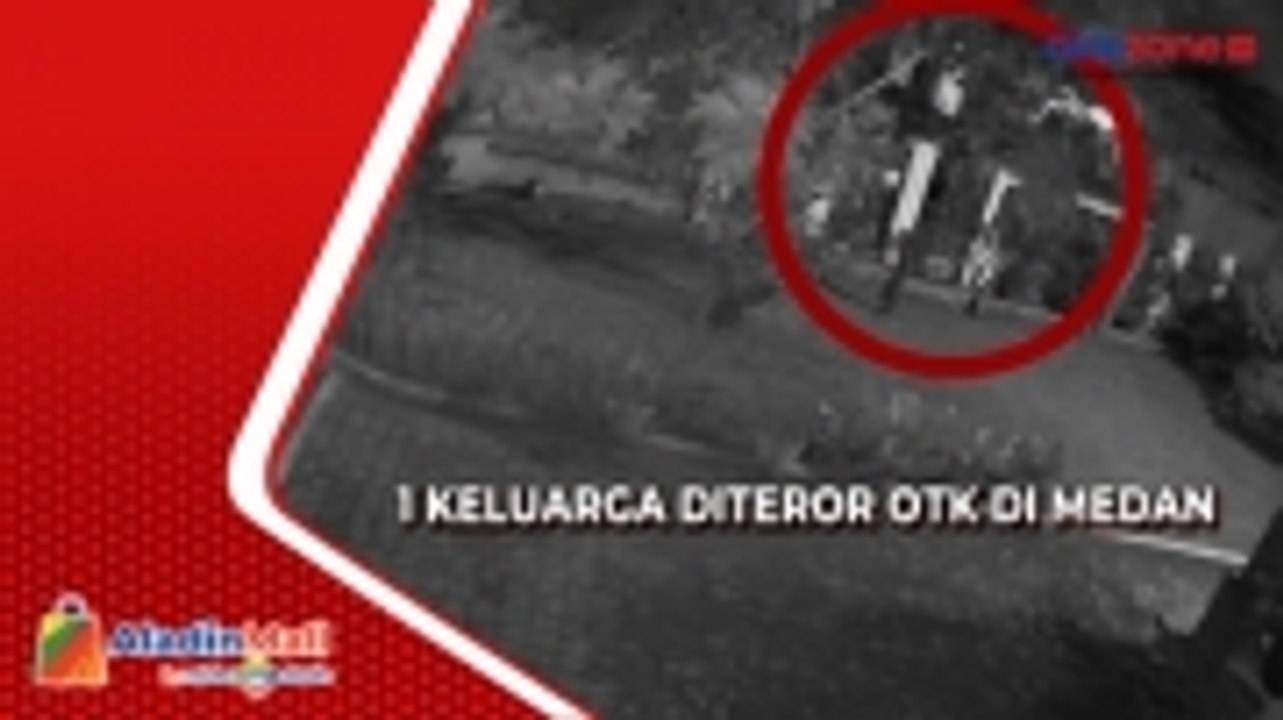 Tebar Teror, 2 OTK Terekam CCTV Siram Bensin dan Bakar Rmah Warga di Medan