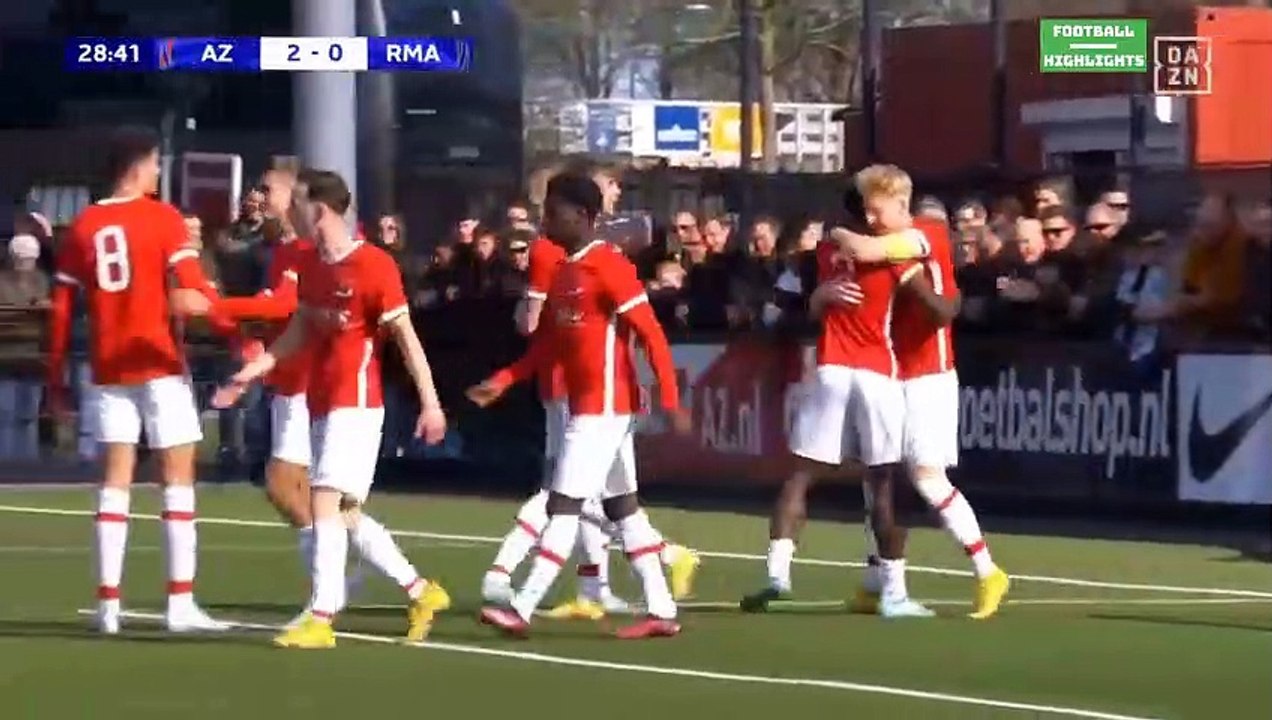 Real Madrid vs AZ Alkmaar Highlights -  football match highlights - UEFA Youth League