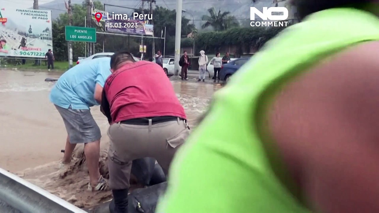 Nocomment | Perú sigue en alerta por aludes e inundaciones tras el paso del ciclón Yaku