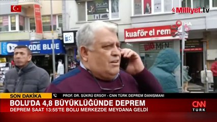 Bolu'da 4.8 büyüklüğünde deprem! İstanbul'da da hissedildi