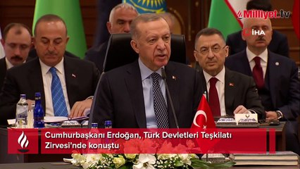 Download Video: Cumhurbaşkanı Erdoğan, Türk Devletleri Teşkilatı Zirvesi'nde konuştu: Türk dünyası tek vücut oldu