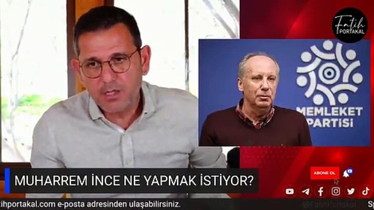 Fatih Portakal Muharrem İnce’ye demediğini bırakmadı: Böyle bir siyasetçinin olmaması lazım, bizi yönettiğini düşünsenize!