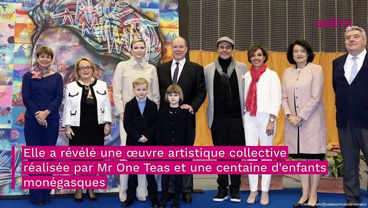 Charlène de Monaco complice avec Albert pour une sortie en famille, elle adopte un look tendance