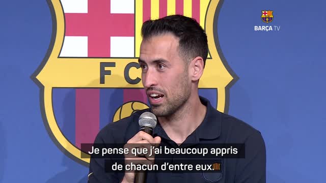 Barça - Busquets : "Il n'y a pas de modèle unique pour devenir un grand capitaine"