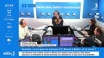 Nucléaire : à Belfort, "on ne connait pas le projet de EDF pour General Electric" s'inquiète la CFE-CGC