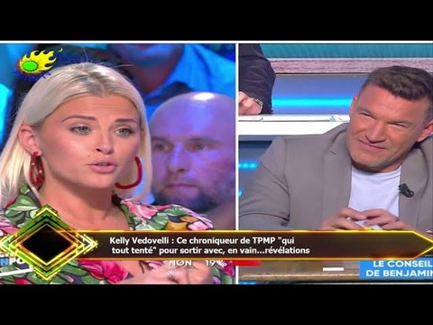 Kelly Vedovelli : Ce chroniqueur de TPMP qui tout tenté pour sortir avec, en vain...révélations